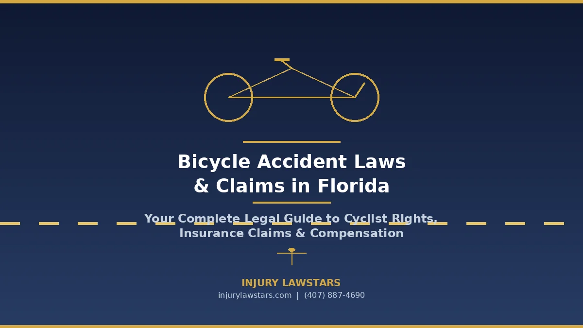 Bicycle accident laws and claims in Florida - complete legal guide by Injury LawStars