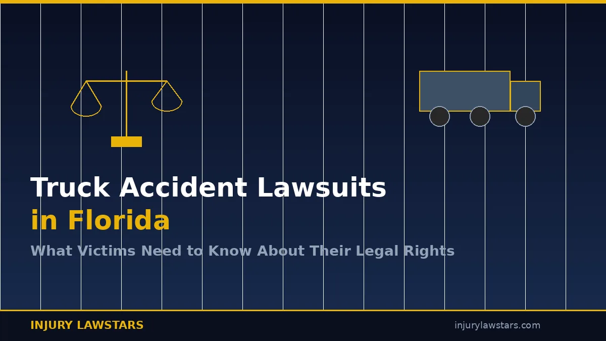 Truck accident lawsuit in Florida - legal rights guide for victims