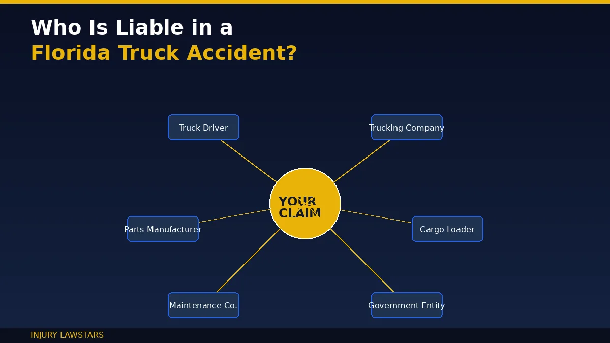 Parties that can be held liable in a Florida truck accident lawsuit