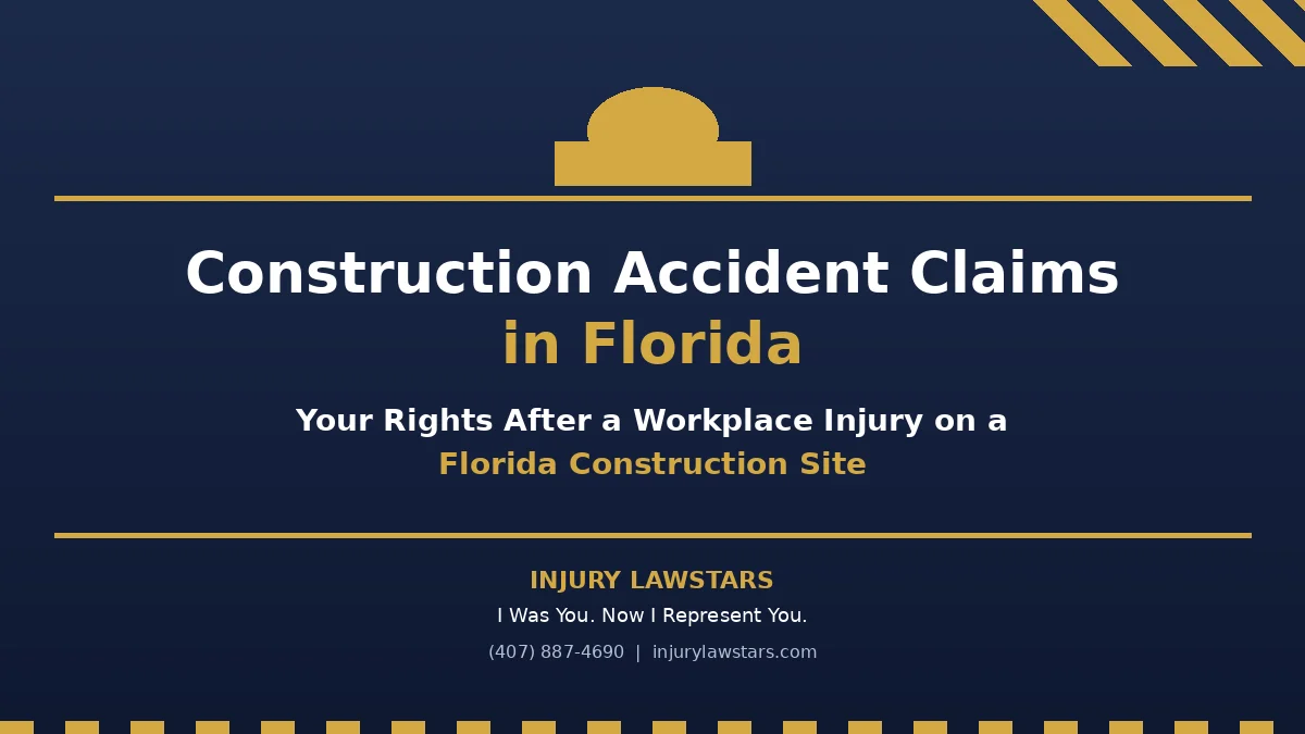 Construction site in Florida with worker safety equipment