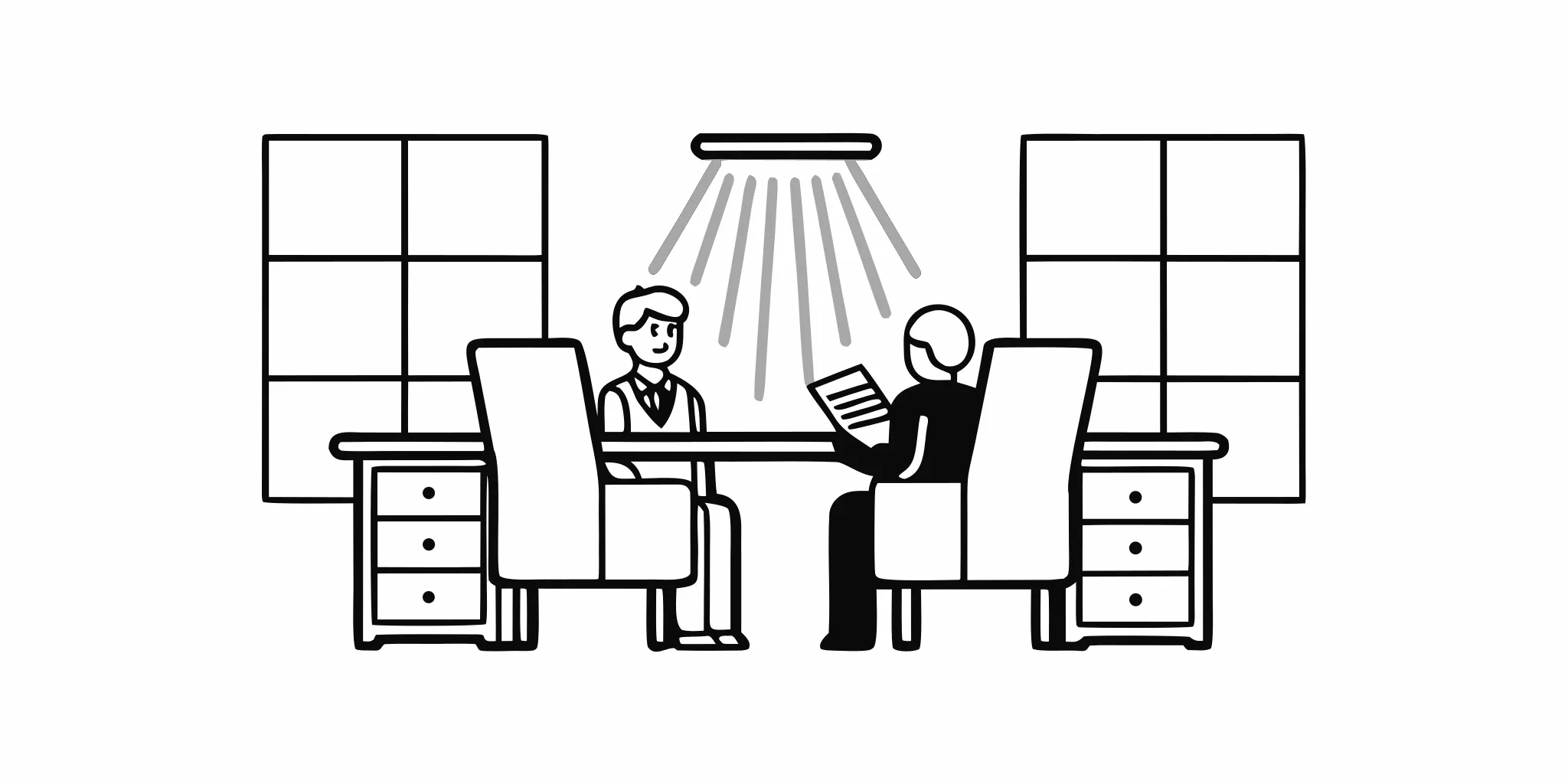 Florida injury attorney reviewing settlement documents with a client