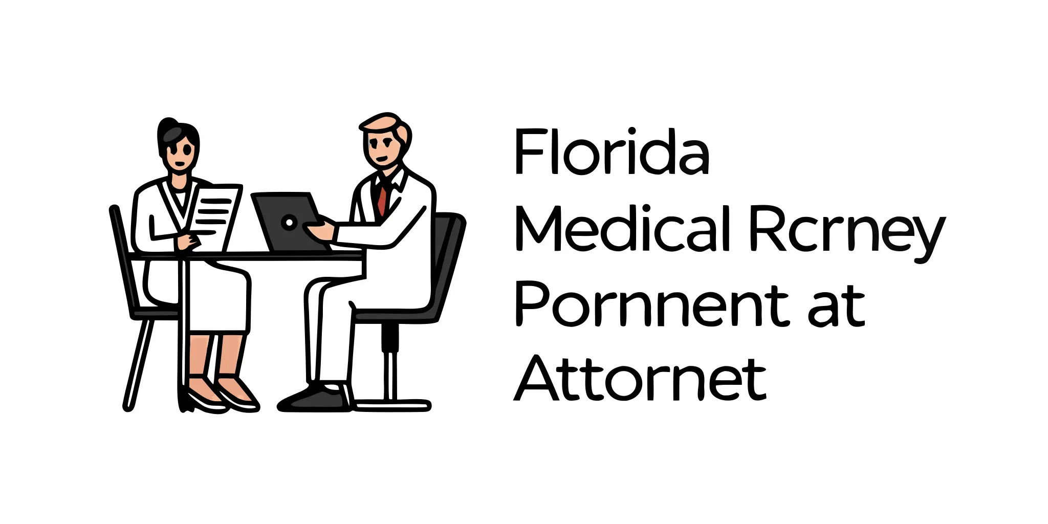 Florida patient reviewing medical records with an attorney